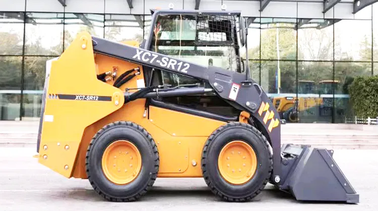 XCMG Official Chinese Wheel Loader 1.26 Ton Xc7-Sr12 Skid-Steer Loader with Best Price